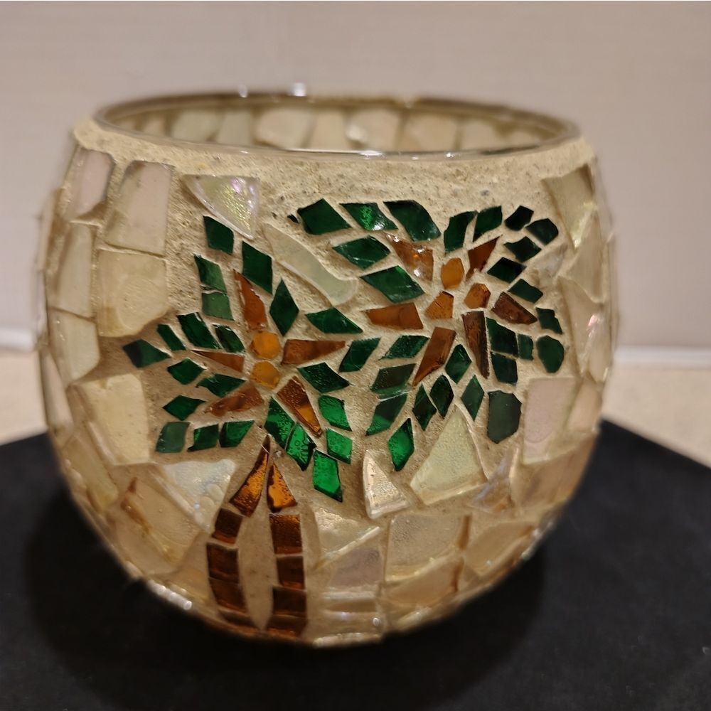 Yankee Candle Holder Palm Trees 4". C8